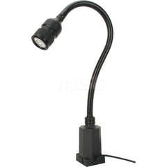 Sunnex Lighting - Task Lights; Fixture Type: General Purpose ; Color: Black ; Lamp Type: Halogen ; Mounting Type: Base Mount ; Adjustable Arm Type: Gooseneck ; Arm Length (mm): 500 - Exact Tool & Supply