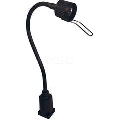 Sunnex Lighting - Task Lights; Fixture Type: General Purpose ; Color: Black ; Lamp Type: Halogen ; Mounting Type: Base Mount ; Adjustable Arm Type: Gooseneck ; Arm Length (mm): 500 - Exact Tool & Supply