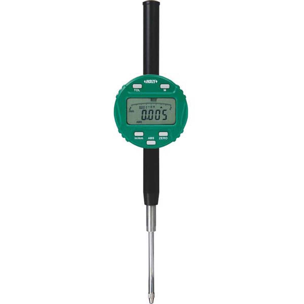 Insize USA LLC - Electronic Drop Indicators; Minimum Measurement (Decimal Inch): 0 ; Minimum Measurement (Inch): 0 ; Minimum Measurement (mm): 0 ; Maximum Measurement (mm): 50.80 ; Maximum Measurement (Decimal Inch): 2.0000 ; Resolution (Decimal Inch): 0 - Exact Tool & Supply