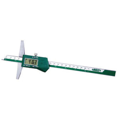 Insize USA LLC - Electronic Depth Gages; Minimum Measurement (mm): 0.00 ; Minimum Measurement (Decimal Inch): 0.0000 ; Maximum Measurement (Decimal Inch): 8.0000 ; Maximum Measurement (mm): 200.00 ; Resolution (mm): 0.01 ; Resolution (Decimal Inch): 0.00 - Exact Tool & Supply