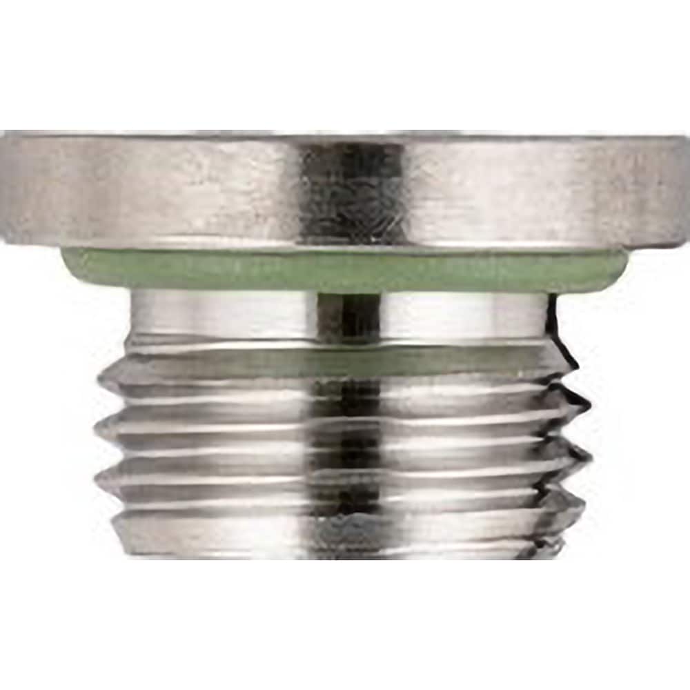 Aignep USA - Stainless Steel Pipe Fittings; Type: Male Plug ; Fitting Size: 3/8 ; End Connections: BSPP ; Material Grade: 316L Stainless Steel ; Pressure Rating (psi): 290 - Exact Tool & Supply