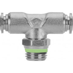 Aignep USA - Metal Push-To-Connect Tube Fittings; Type: Male Swivel Branch Tee ; Tube Outside Diameter (Inch): 1/2 ; Maximum Working Pressure: 290.000 ; Connection Style: Push to Connect ; Connection Type: Push to Connect ; Material: 316L Stainless Steel - Exact Tool & Supply