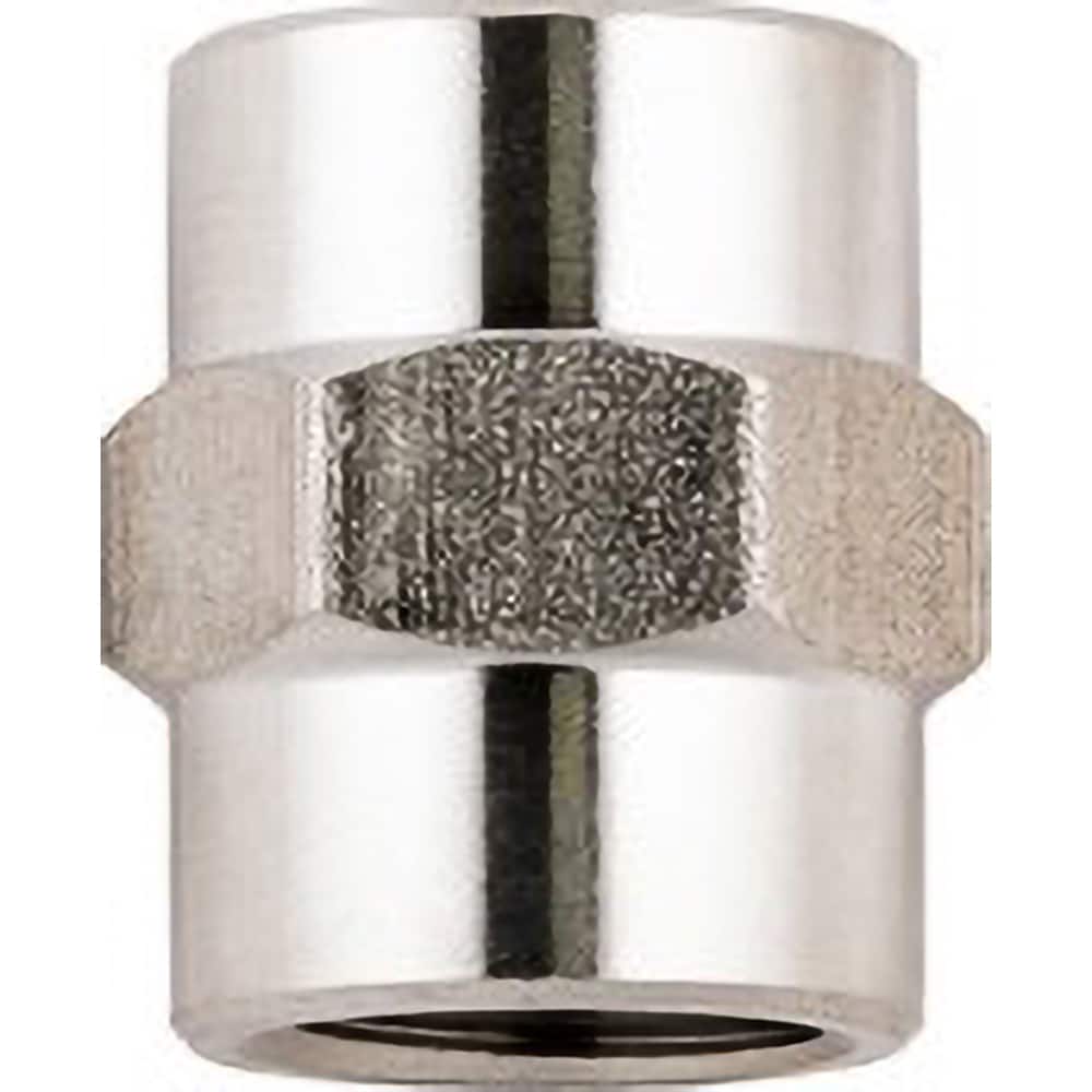 Aignep USA - Stainless Steel Pipe Fittings; Type: Sleeve Adaptor ; Fitting Size: 1/2 ; End Connections: BSPP ; Material Grade: 316L Stainless Steel ; Pressure Rating (psi): 290 - Exact Tool & Supply