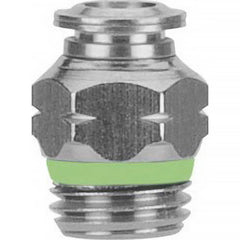 Aignep USA - Metal Push-To-Connect Tube Fittings; Type: Male Connector ; Tube Outside Diameter (Inch): 5/32 ; Maximum Working Pressure: 290.000 ; Connection Style: Push to Connect ; Connection Type: Push to Connect ; Material: 316L Stainless Steel - Exact Tool & Supply