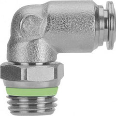 Aignep USA - Metal Push-To-Connect Tube Fittings; Type: Male Elbow Swivel ; Tube Outside Diameter (Inch): 5/32 ; Maximum Working Pressure: 290.000 ; Connection Style: Push to Connect ; Connection Type: Push to Connect ; Material: 316L Stainless Steel - Exact Tool & Supply