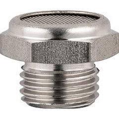 Aignep USA - Exhaust & Intake Mufflers; Type: Breather Vent ; Thread Size: 3/8 ; Thread Type: BSPP ; Maximum Working Pressure (psi): 290.000 ; Overall Length (Decimal Inch): 0.50000 ; Decibel Rating: 86.000 - Exact Tool & Supply