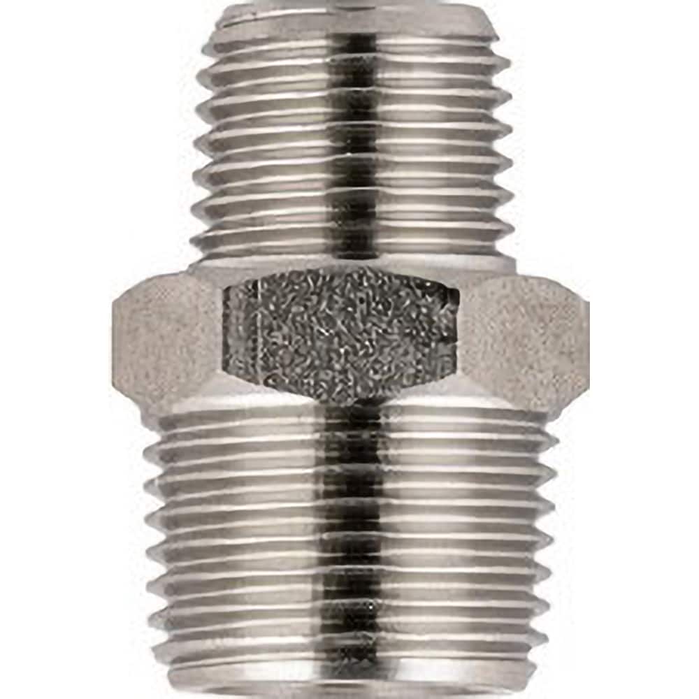 Aignep USA - Stainless Steel Pipe Nipples & Pipe; Style: Reducing Nipple ; Pipe Size: 1/2 x 1/4 (Inch); Length (Inch): 1 ; Material Grade: 316L Stainless Steel - Exact Tool & Supply