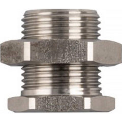 Aignep USA - Stainless Steel Pipe Fittings; Type: Bulkhead Connector ; Fitting Size: 1/4 ; End Connections: BSPP ; Material Grade: 316L Stainless Steel ; Pressure Rating (psi): 290 - Exact Tool & Supply
