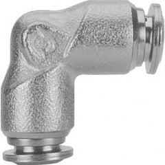 Aignep USA - Metal Push-To-Connect Tube Fittings; Type: Union Elbow ; Tube Outside Diameter (Inch): 5/32 ; Maximum Working Pressure: 290.000 ; Connection Style: Push to Connect ; Connection Type: Push to Connect ; Material: 316L Stainless Steel - Exact Tool & Supply
