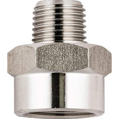 Aignep USA - Stainless Steel Pipe Fittings; Type: Reducer ; Fitting Size: 1/2 x 3/4 ; End Connections: BSPP ; Material Grade: 316L Stainless Steel ; Pressure Rating (psi): 290 - Exact Tool & Supply