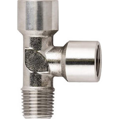 Aignep USA - Stainless Steel Pipe Fittings; Type: Female ; Fitting Size: 3/8 ; End Connections: BSPT ; Material Grade: 316L Stainless Steel ; Pressure Rating (psi): 290 - Exact Tool & Supply