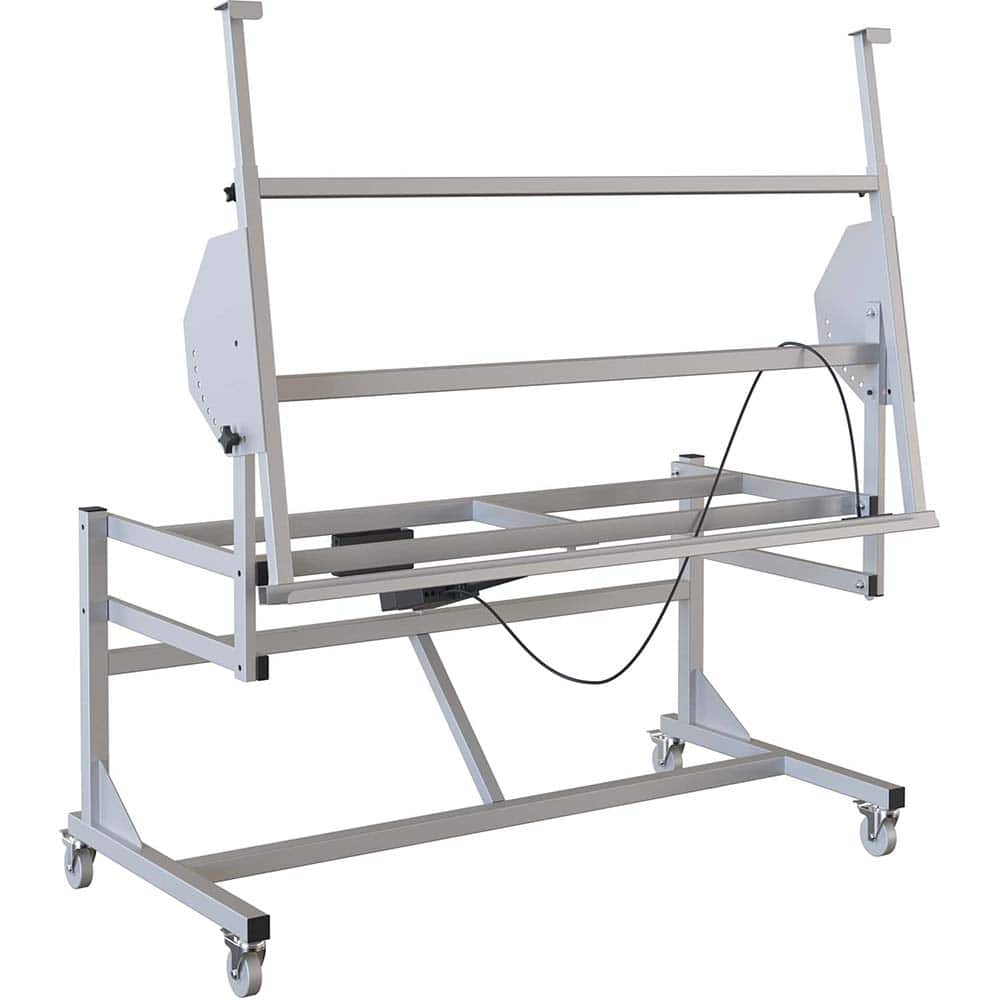 BOSTONtec - Mobile Work Benches; Type: Mobile Work Bench ; Length: 72 (Inch); Depth (Inch): 36 ; Height (Inch): 28 ; Maximum Height (Inch): 44 ; Top Material: Laminate - Exact Tool & Supply