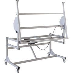 BOSTONtec - Mobile Work Benches; Type: Mobile Work Bench ; Length: 72 (Inch); Depth (Inch): 36 ; Height (Inch): 28 ; Maximum Height (Inch): 44 ; Top Material: Laminate - Exact Tool & Supply