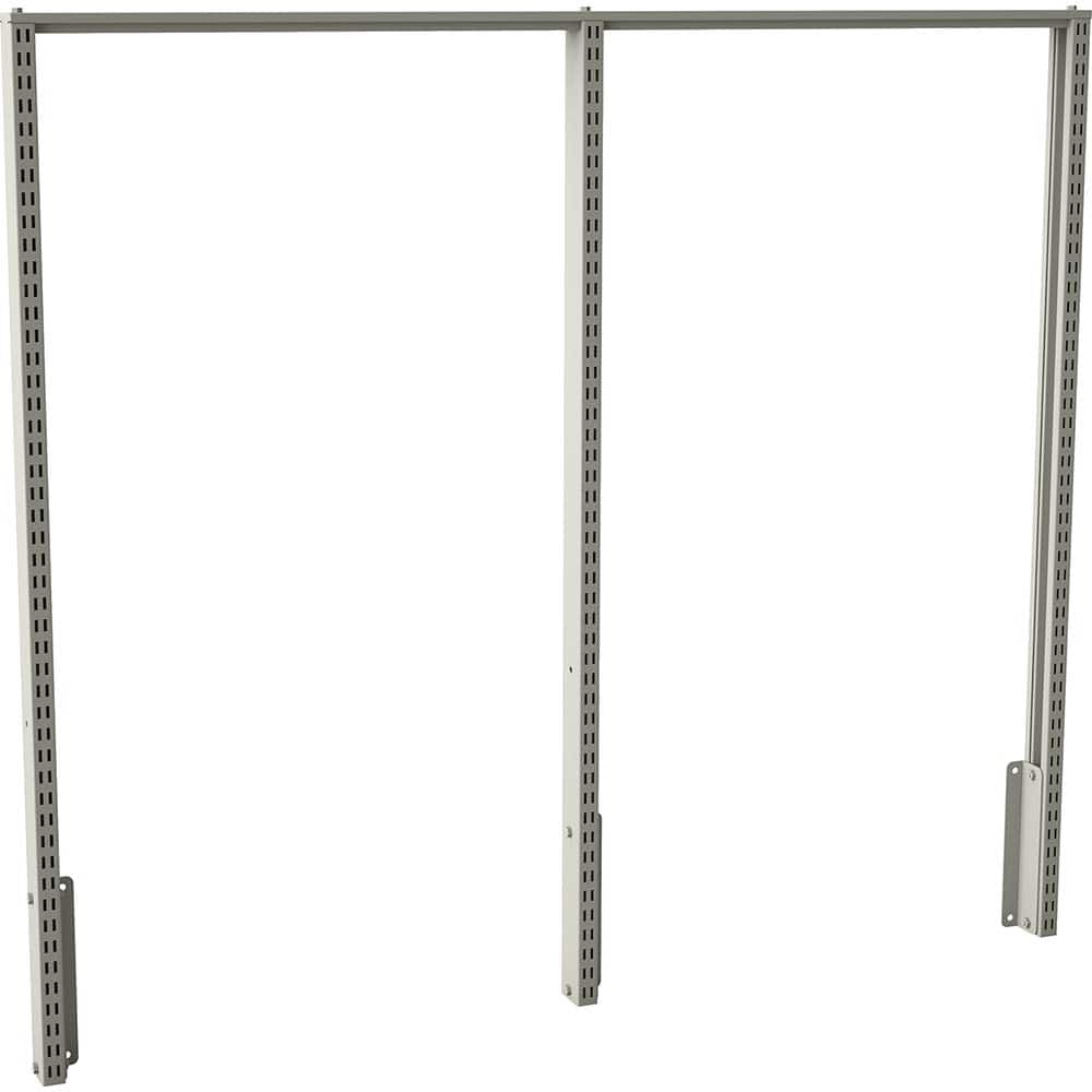 BOSTONtec - Workbench & Workstation Accessories; Type: Upright Accessory Supports ; For Use With: 60" BOSTONtec; 72" BOSTONtec ; Height: 53 (Inch); Width (Inch): 60 ; Load Capacity (Lb.): 375.000 - Exact Tool & Supply