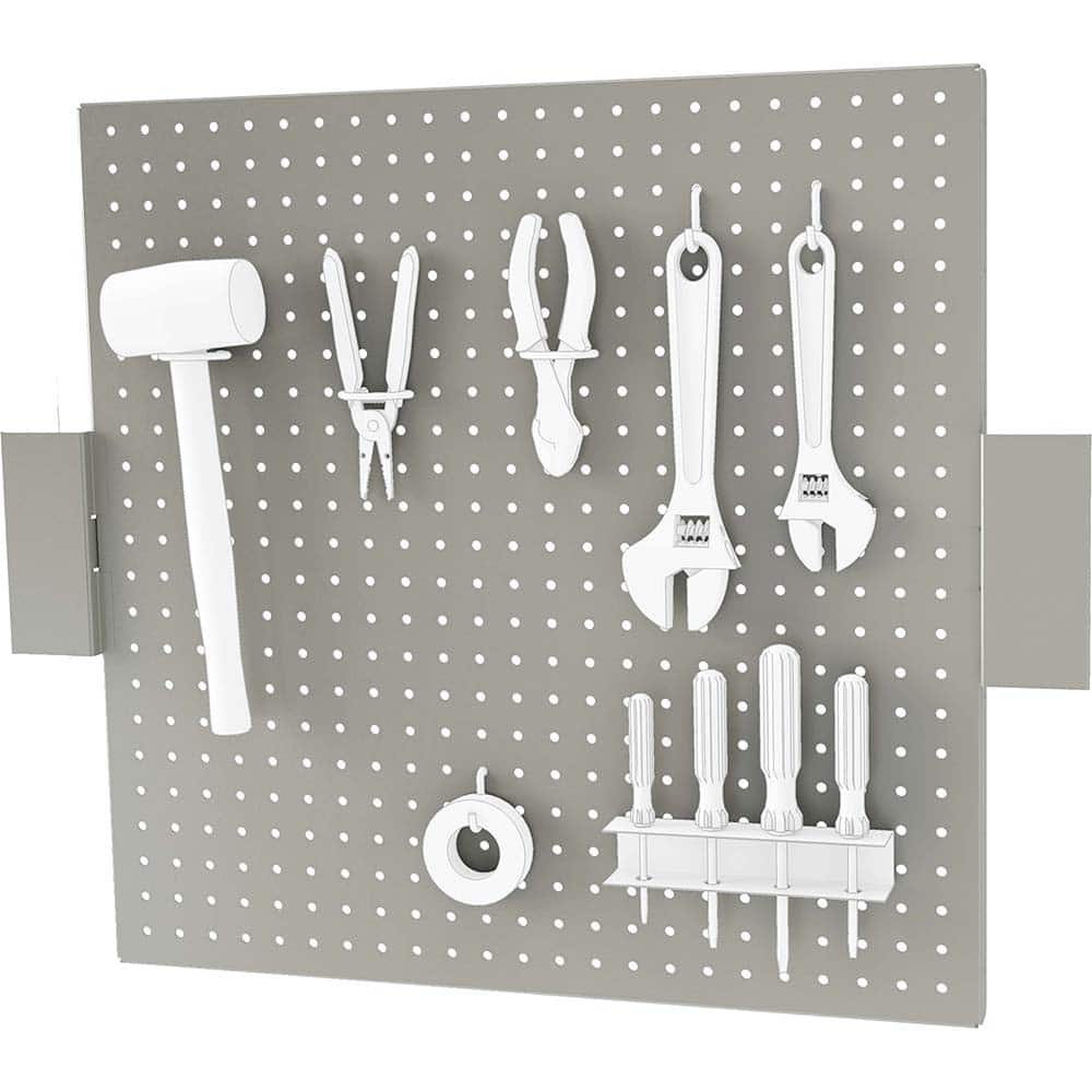 BOSTONtec - Workbench & Workstation Accessories; Type: Peg Board Panel Kit ; For Use With: 48" BOSTONtec; 60" BOSTONtec; 72" BOSTONtec ; Height: 24 (Inch); Width (Inch): 28 ; Load Capacity (Lb.): 40.000 - Exact Tool & Supply