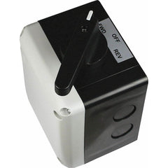 Automation Systems Interconnect - Cam & Disconnect Switches; Enclosure Type: Switch Box ; Fused: NonFused ; Amperage: 40 ; Contact Form: 2PDT ; Voltage: 600 VAC ; Horsepower at 3 Phase: 5 @ 230-240 VAC - Exact Tool & Supply