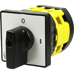 Automation Systems Interconnect - Cam & Disconnect Switches; Enclosure Type: Open ; Fused: NonFused ; Amperage: 20 ; Contact Form: SPDT ; Voltage: 600 VAC ; Horsepower at 3 Phase: 2 @ 240 V - Exact Tool & Supply