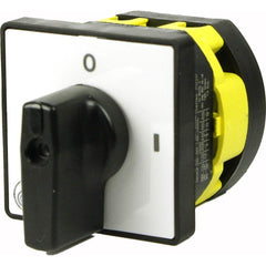 Automation Systems Interconnect - Cam & Disconnect Switches; Enclosure Type: Open ; Fused: NonFused ; Amperage: 20 ; Contact Form: SPST ; Voltage: 600 VAC ; Horsepower at 1 Phase: 2 @ 240 VAC - Exact Tool & Supply