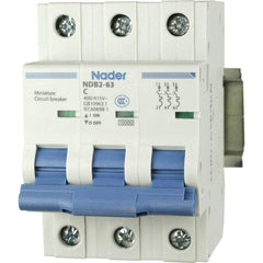 Automation Systems Interconnect - Circuit Breakers; Circuit Breaker Type: Miniature Circuit Breaker ; Amperage: 50 ; Number of Poles: 3 ; Breaking Capacity: 10 kA @ 400/415 VAC; 7.5kA @ 480VAC ; Tripping Mechanism: Thermal-Magnetic ; Terminal Connection - Exact Tool & Supply