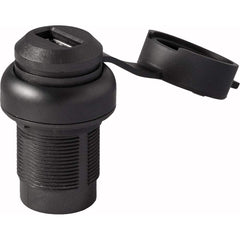 Automation Systems Interconnect - Computer Cable Accessories; Type: USB Panel Connector ; Connection Type: Push In ; ForUseWith: USB Cable ; Color: Black ; Additional Information: USB Bulkhead Connector - Exact Tool & Supply
