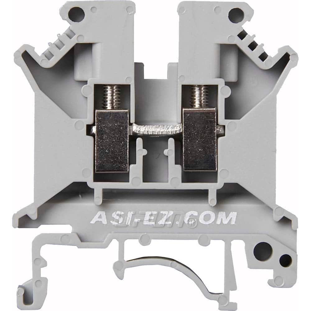 Automation Systems Interconnect - Terminal Blocks; Block Type: General Purpose ; Mounting Type: DIN Rail ; Voltage: 600 V ; Amperage: 30 ; Number of Contacts: 2 ; Number of Poles: 2 - Exact Tool & Supply
