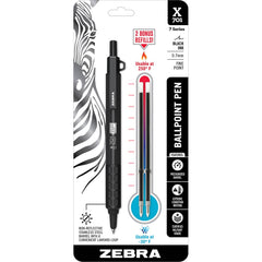 Zebra Pen - Pens & Pencils; Type: Ball Point Pen ; Color: Black ; Tip Type: 0.7MM - Exact Tool & Supply