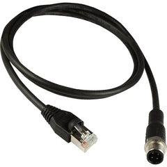 Automation Systems Interconnect - Automation & Communication Cable; Wire Type: Cat5e; Shielded; Twisted-Pair (UTP/STP) ; Wire Size (AWG): 24 ; Number of Wires: 1 ; Insulation Material: PUR ; Overall Length (Meters): 1 ; Overall Length (Feet): 3.2 - Exact Tool & Supply