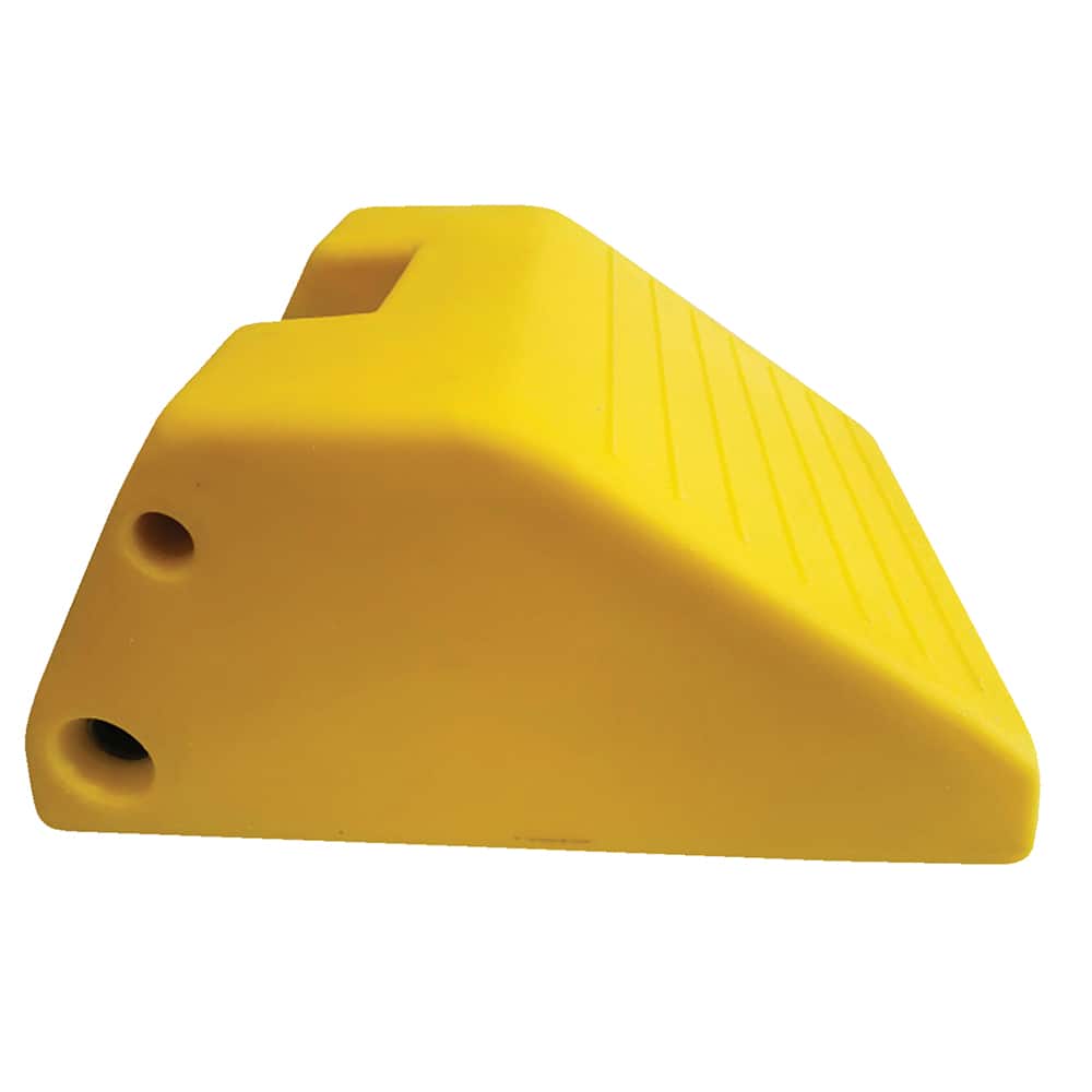 Vestil - Wheel Chocks; Width (Inch): 15 ; Height (Inch): 10 ; Depth (Inch): 22 ; Material: Polyurethane - Exact Tool & Supply