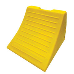 Vestil - Wheel Chocks; Width (Inch): 15 ; Height (Inch): 11 ; Depth (Inch): 15 ; Material: Polyurethane - Exact Tool & Supply