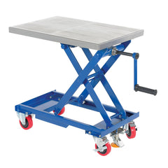 Vestil - Lifting Tables; Type: Scissor Cart ; Lift Style: Scissor ; Style: Manual ; Load Capacity (Lb.): 330.000 ; Minimum Height (Inch): 13-1/2 ; Lift Height (Inch): 28-1/2 - Exact Tool & Supply