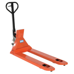 Vestil - Pallet Trucks/Jacks; Type: Scale Pallet Truck ; Load Capacity (Lb.): 5000.000 ; Overall Width (Inch): 21-1/2 ; Length of Forks (Inch): 46 ; Fork Width (Inch): 21 ; Low Height (Decimal Inch): 2.8000 - Exact Tool & Supply