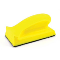 Superior Abrasives - Hand Pad Holders; Hand Pad Compatibility: Hook & Loop Disc ; Attachment Type: Hook & Loop ; Pad Width Compatibility (Inch): 6 ; Pad Length Compatibility (Inch): 9 ; Holder Width/Diameter (Inch): 2-5/8 ; Holder Length (Inch): 5-3/8 - Exact Tool & Supply