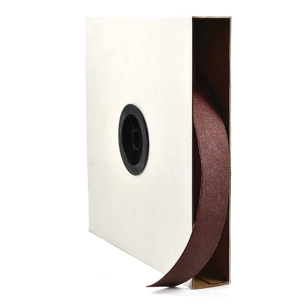 Superior Abrasives - Shop Rolls; Abrasive Material: Aluminum Oxide ; Roll Width (Inch): 1-1/2 ; Roll Length (yd): 50.00 ; Grit: 80 ; Backing Material: Cloth ; Backing Weight: J - Exact Tool & Supply