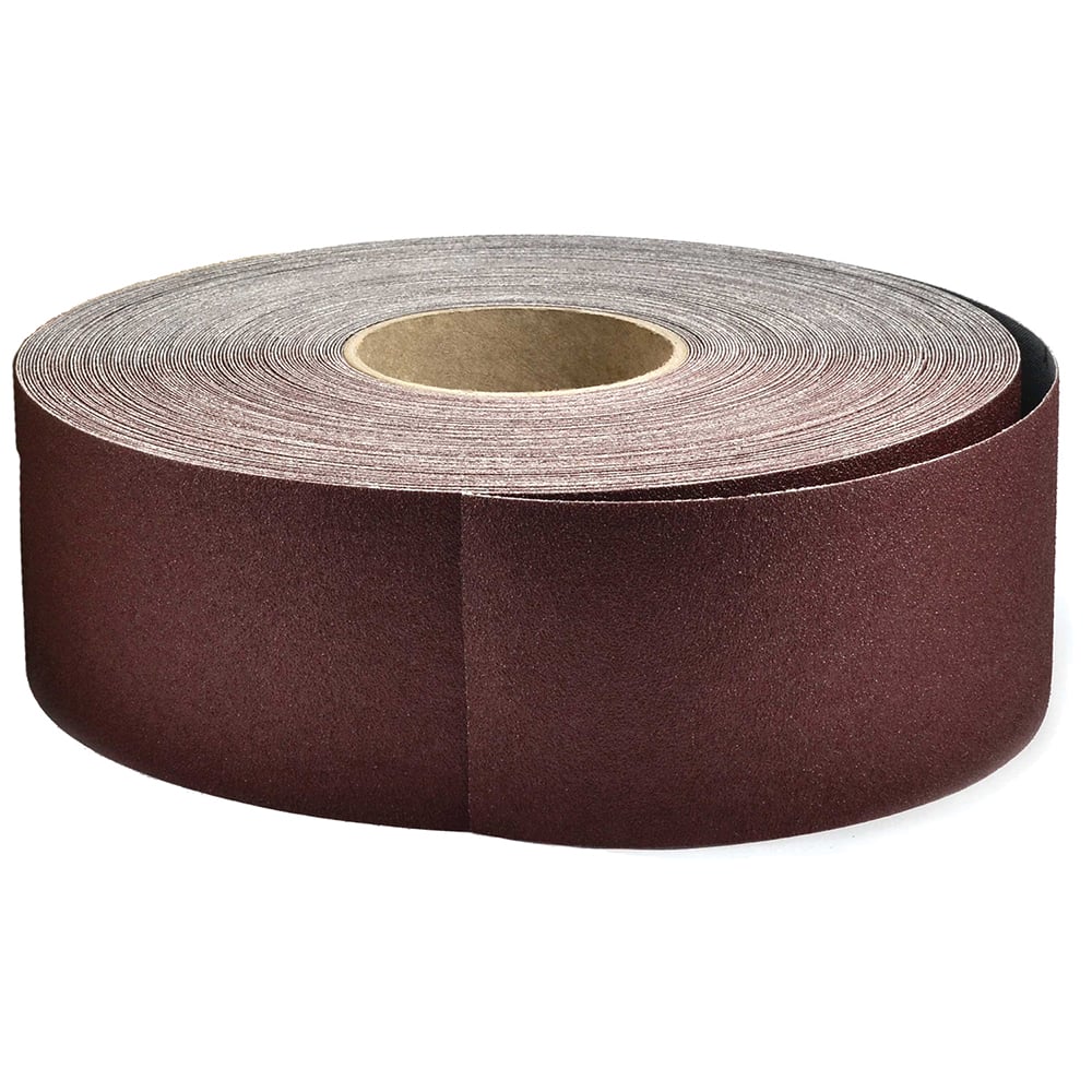 Superior Abrasives - Shop Rolls; Abrasive Material: Aluminum Oxide ; Roll Width (Inch): 3 ; Roll Length (yd): 50.00 ; Grit: 240 ; Backing Material: Cloth ; Backing Weight: J - Exact Tool & Supply