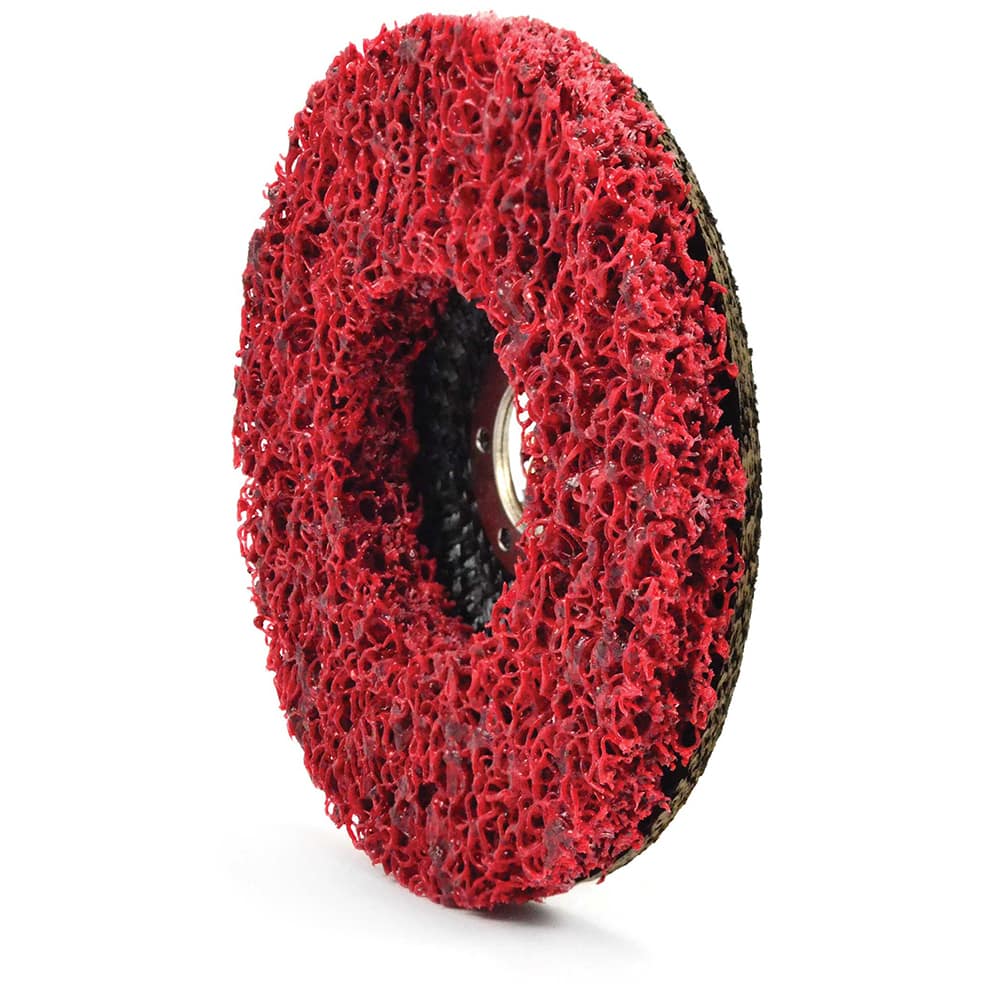 Superior Abrasives - 4-1/2 x 1/2" Extra Coarse Ceramic Deburring Disc - Exact Tool & Supply