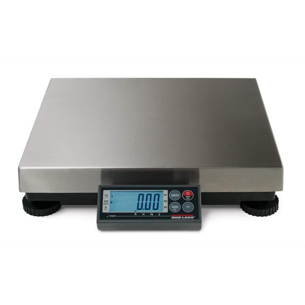 Rice Lake Weighing Systems - 150 Lb (75 Kg) Bench Shipping Scale - Exact Tool & Supply
