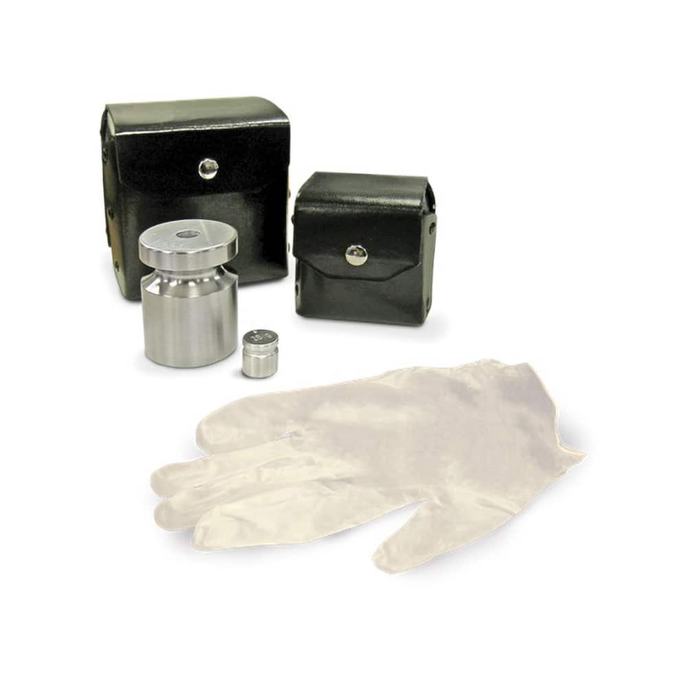 Rice Lake Weighing Systems - Scale Scoops, Scale Calibration Masses & Scale Accessories; Type: Calibration Weight ; For Use With: All Weighing Equipment ; Additional Information: Weight Kit, 5Kg, Satin SST, Density 7.84, electronice Balance Cal Weight; w - Exact Tool & Supply