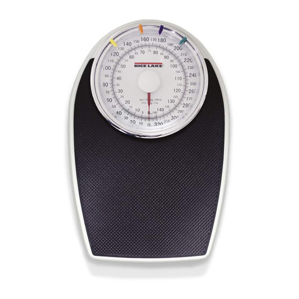 Rice Lake Weighing Systems - 330 Lb (150 Kg) Home Health Scale with Dial Display - Exact Tool & Supply