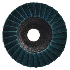 Superior Abrasives - Flap Discs; Abrasive Type: Non-Woven ; Flap Disc Type: Type 27 ; Disc Diameter (Inch): 4-1/2 ; Abrasive Material: Aluminum Oxide ; Grade: Very Fine ; Attaching System: Arbor - Exact Tool & Supply