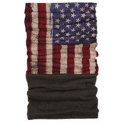 Ergodyne - Hats, Headbands & Bandanas; Garment Style: Gaiter ; Garment Type: Washable ; Garment Color: Red; White; Blue ; Garment Size: Universal ; Garment Material: Polyester; Fleece ; Color Pattern: Flag - Exact Tool & Supply