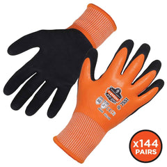 Ergodyne - Cut & Puncture Resistant Gloves; Type: Cut & Puncture Resistant ; ANSI/ISEA Puncture Resistance Level: 3 ; ANSI/ISEA Cut Resistance Level: A5 ; Coated Area: Fully Coated ; Material Type: HPPE ; Coating Material: Latex; Nitrile - Exact Tool & Supply