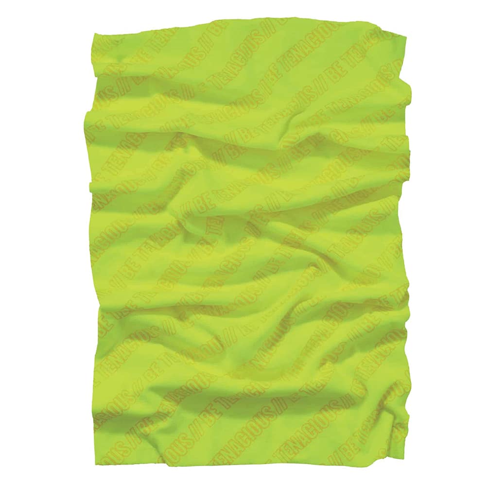 Ergodyne - Hats, Headbands & Bandanas; Garment Style: Gaiter ; Garment Type: Washable ; Garment Color: Lime ; Garment Size: Universal ; Garment Material: Polyester; Fleece ; Color Pattern: Solid - Exact Tool & Supply