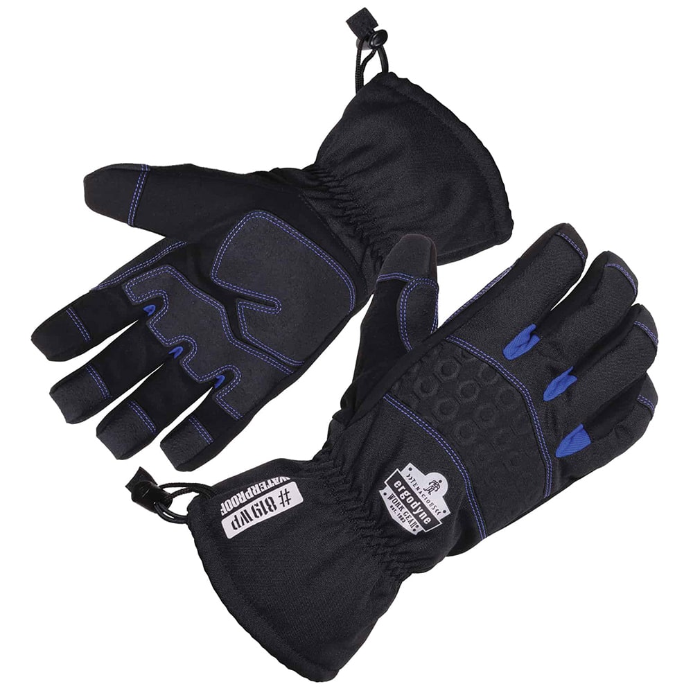 Ergodyne - Work & General Purpose Gloves; Material Type: Thinsulate ; Application: Cold Storage; Refrigeration; Mining; Freezer Work; Service Tech Work; Construction ; Coated Area: Palm & Fingertips ; Women's Size: X-Large ; Men's Size: X-Large ; Hand: P - Exact Tool & Supply