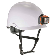 Ergodyne - Hard Hats; Type: Short Brim ; Adjustment: Adjustable ; Suspension Type: 6-Point ; ANSI Type: I ; Class Rating: E ; Material: Plastic - Exact Tool & Supply