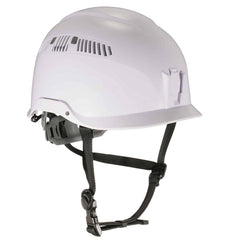 Ergodyne - Hard Hats; Type: Short Brim ; Adjustment: Adjustable ; Suspension Type: 6-Point ; ANSI Type: I ; Class Rating: C ; Material: Plastic - Exact Tool & Supply