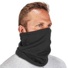 Ergodyne - Arc Flash & FR Hoods; Hood Type: Arc Flash Protection ; Hood Style: Neck Gaiter ; Material: Polartec FR Power Grid Fleece ; Size: Universal ; Color: Navy ; Maximum Arc Flash Protection (cal/Sq. cm): 20.00 - Exact Tool & Supply