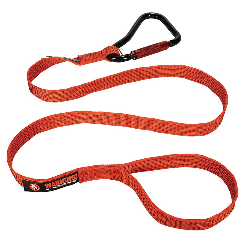 Ergodyne - Carabiners; Caribiner Type: Locking ; Gate Type: Auto-Locking ; Gate Opening (Inch): 5/32 ; Material: Nylon; Aluminium Carabiner ; Capacity (Lb.): 80 - Exact Tool & Supply