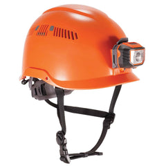 Ergodyne - Hard Hats; Type: Short Brim ; Adjustment: Adjustable ; Suspension Type: 6-Point ; ANSI Type: I ; Class Rating: C ; Material: Plastic - Exact Tool & Supply