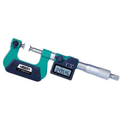 Insize USA LLC - Interchangeable-Anvil Micrometers; Operation Type: Electronic ; Minimum Measurement (mm): 0.00 ; Minimum Measurement (Decimal Inch): 0.0000 ; Digital Counter: No ; Maximum Measurement (Decimal Inch): 1.0000 ; Maximum Measurement (mm): 25 - Exact Tool & Supply
