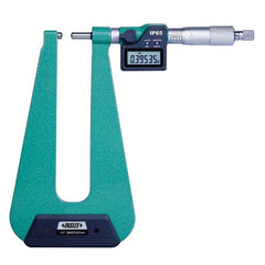 Insize USA LLC - Mechanical Outside Micrometers; Minimum Measurement (mm): 0.00 ; Minimum Measurement (Inch): 0 ; Minimum Measurement (Decimal Inch): 0 ; Maximum Measurement (mm): 25.00 ; Maximum Measurement (Decimal Inch): 1 ; Graduation (Decimal Inch): - Exact Tool & Supply